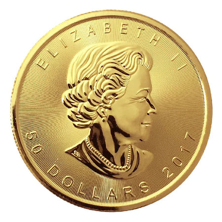 1/2 oz Gold Canadian Maple Leaf Coin
