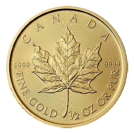 1/2 oz Gold Canadian Maple Leaf Coin