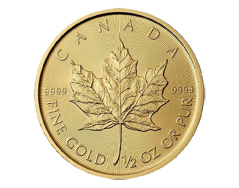 1/2 oz Gold Canadian Maple Leaf Coin