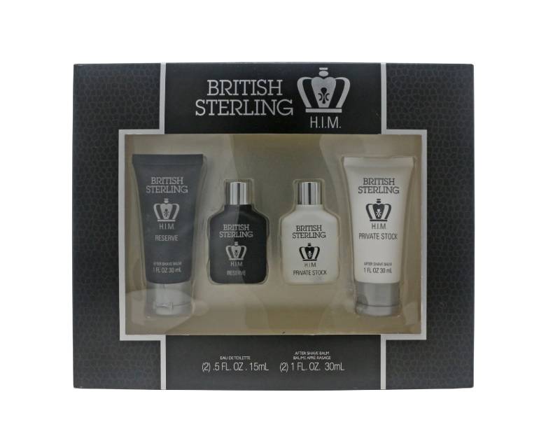 Dana British Sterling Gift Set 4 Piece Eau De Toilette
