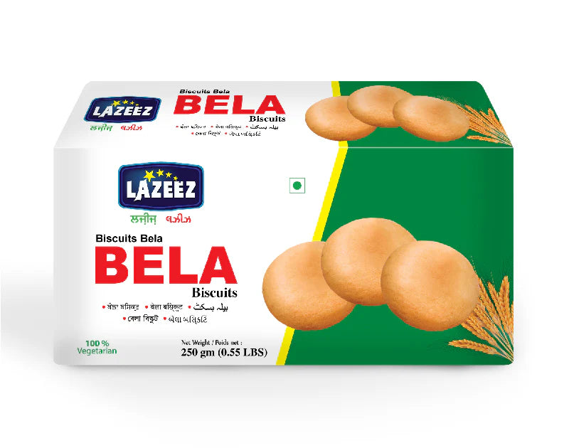 Lazeez Bela Biscuits 250g