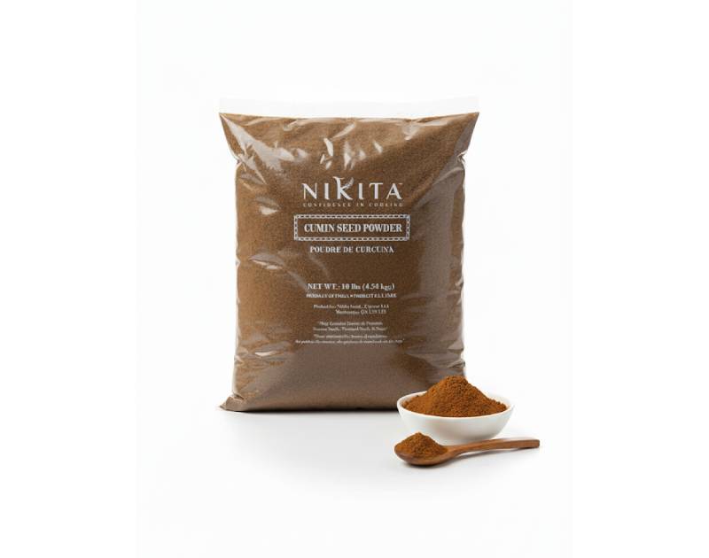 NIKITA Cumin Powder 40LB. 4 Pack x 10 LB  Per Case. Save $20