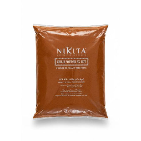 NIKITA Chilli Powder HOT 40 LB. 4 Pack x 10 LB  Per Case. Save $18