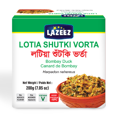 Lazeez Lotia Vorta 200g. 200g X 20 Pack Per Case. Factory Price, Save $15