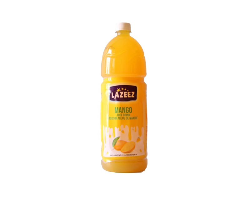 Lazeez Mango Juice 1.5L. 1.5L X 8 Bottle Pare Case. Factory Price, Save $6