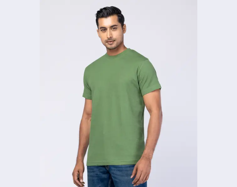 Green Cotton T-Shirt