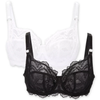 Women's Full Cup Non-Padded Lace Bra
