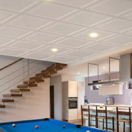 Mono Serra Quatro 24 in. × 24 in. Ceiling Tiles, Flamingo