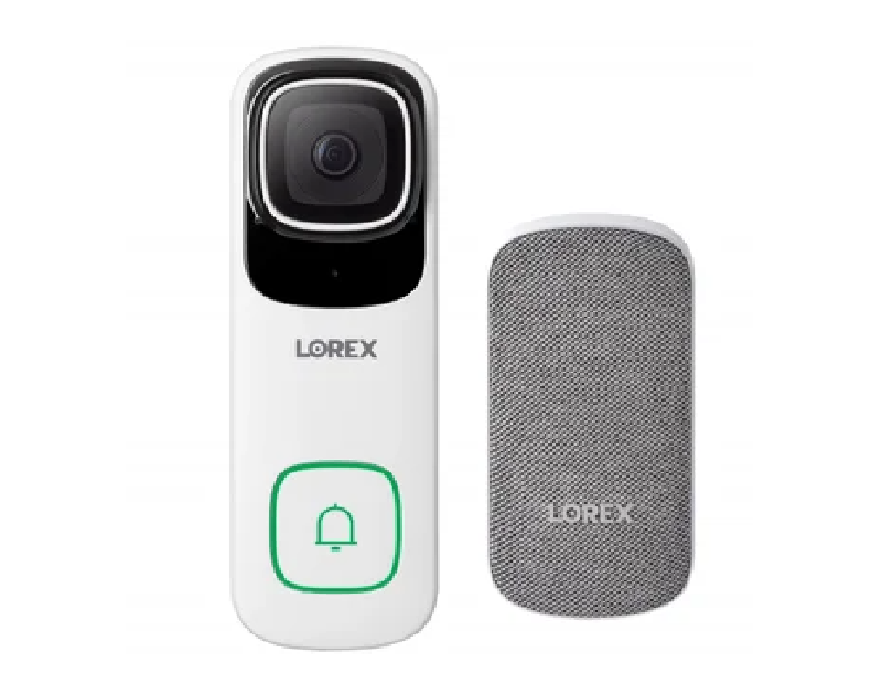 Lorex 4K Wired Video Doorbell with Wi-Fi Chimebox