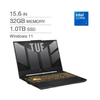 ASUS TUF Gaming F15 15.6-in Gaming Laptop, Intel Core i7-13620H – 32GB RAM, 1TB SSD, 8GB NVIDIA GeForce RTX 4060