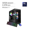 iBUYPOWER Y40 Gaming Desktop, Intel Core Ultra 9 285 – 32GB RAM, 2 TB SSD, 16 GB NVIDIA GeForce RTX 5080