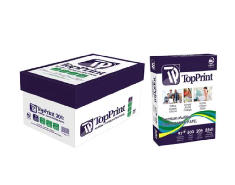 Premium Multi-use Top Print Paper, Letter, 8.5 in. x 11 in., 97 Bright, 20 lb.