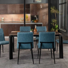 Hatil Paisley-226 and Pretentious-226 (BT) (6 Chair and 1 Table with 1 Granite) Dining Set