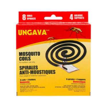 Mosquito Coils 8PK + 4 Holders