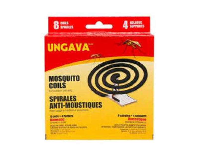 Mosquito Coils 8PK + 4 Holders