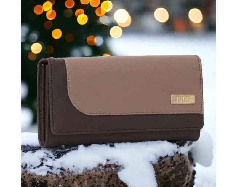 Hand Wallet for Women, Stylish Clutch Foux  Leather Purse with Card Slots, Phone Pocket  for College and Office