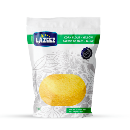 Lazeez Corn Flour - Yellow 2LB