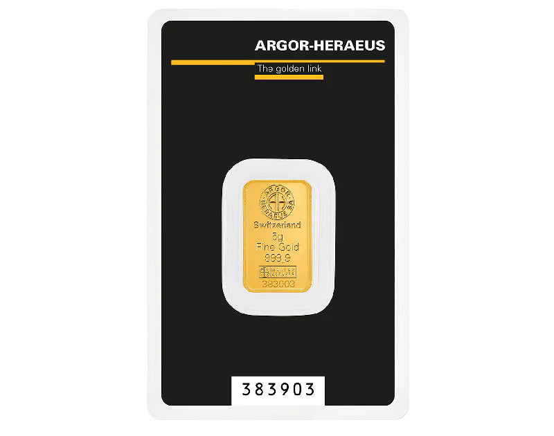 5 Gram Argor Heraeus Swiss Bar