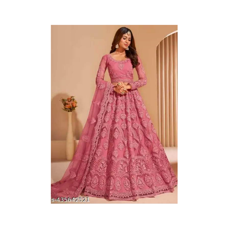 Designer Embroidered Ethnic Chain Work  Lehenga Choli With Dupatta for Girl's And Women's - Traditional Chain Work Lehenga For Girl's And Women's