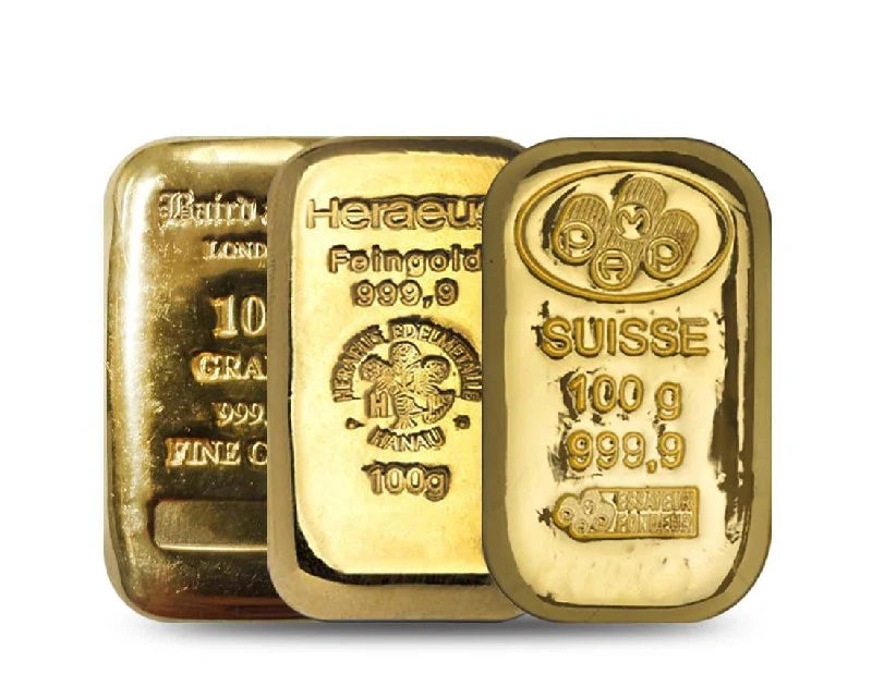 100 Gram Gold Bar