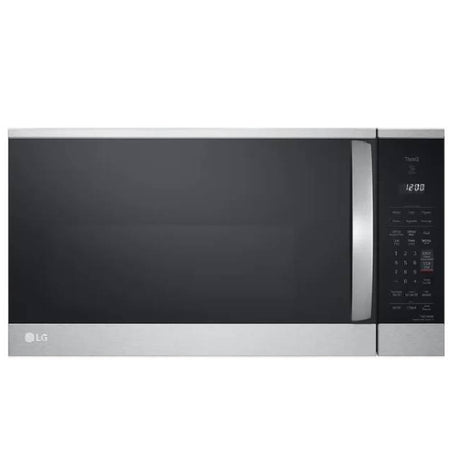 LG 1.8 cu. ft. Smudge Resistant Stainless Steel Over-the-Range Microwave with EasyClean and ThinQ Wi-Fi Connectivity - 300 CFM