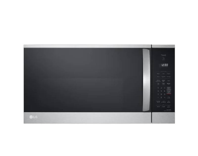 LG 1.8 cu. ft. Smudge Resistant Stainless Steel Over-the-Range Microwave with EasyClean and ThinQ Wi-Fi Connectivity - 300 CFM