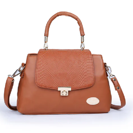 LADIES HAND BAG (Tan)
