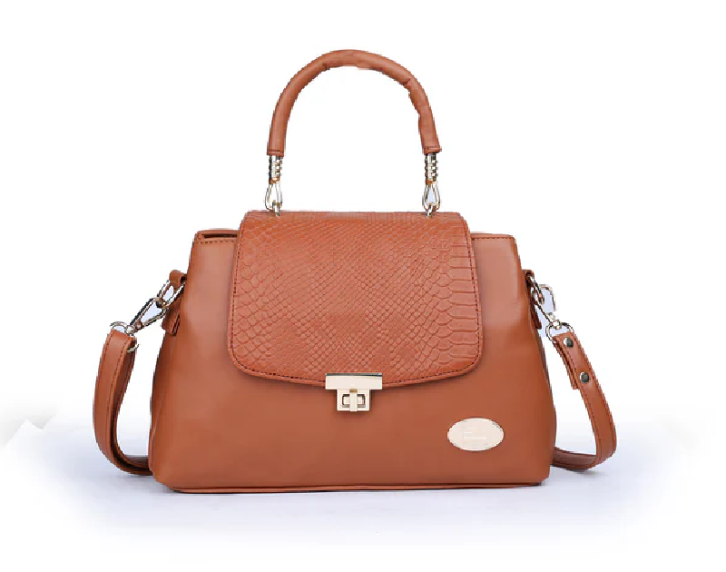 LADIES HAND BAG (Tan)
