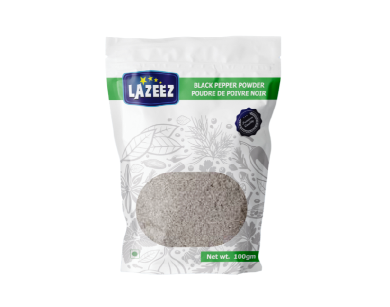 Lazeez Black Pepper Powder 100g