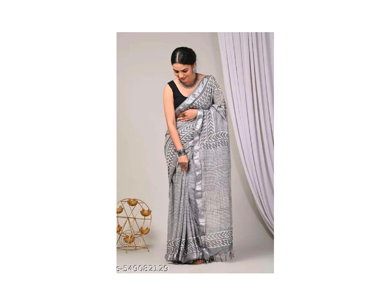 Cotton Lilan Digital Print Saree