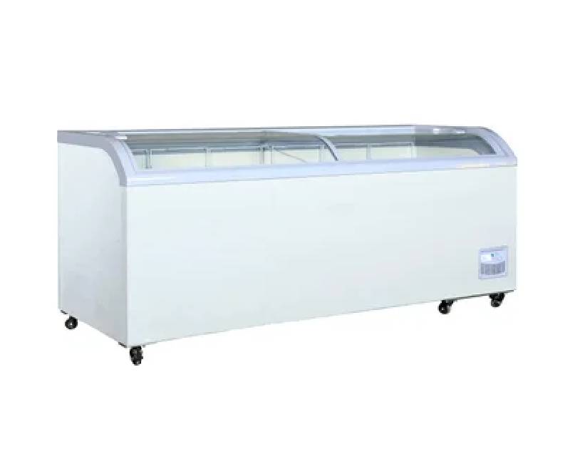 Hisense 78.7 in. 24.7 cu ft. Commercial Convertible Freezer with Sliding Glass Doors