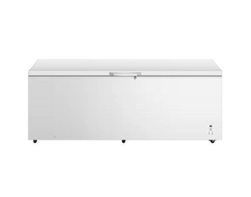 Online Only Mix and Match Hisense 25 cu. ft. White Garage Ready Convertible Chest Freezer with Universal Casters