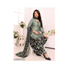 Polyster - Crepe fabric-Am  Enterprises Women's Printed Dress Material -  Unstitched Fabric Kurti, Pant & Dupatta Set
