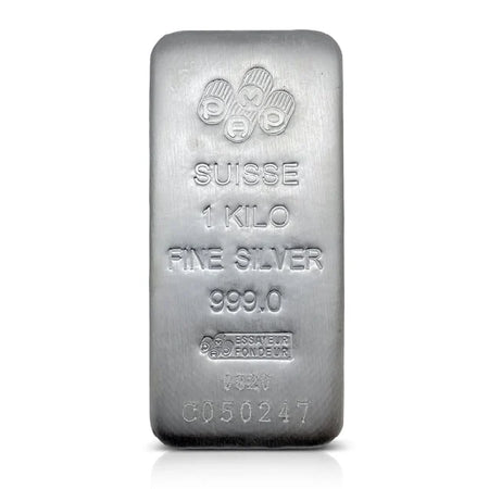 1kg Silver Pamp Suisse Bar