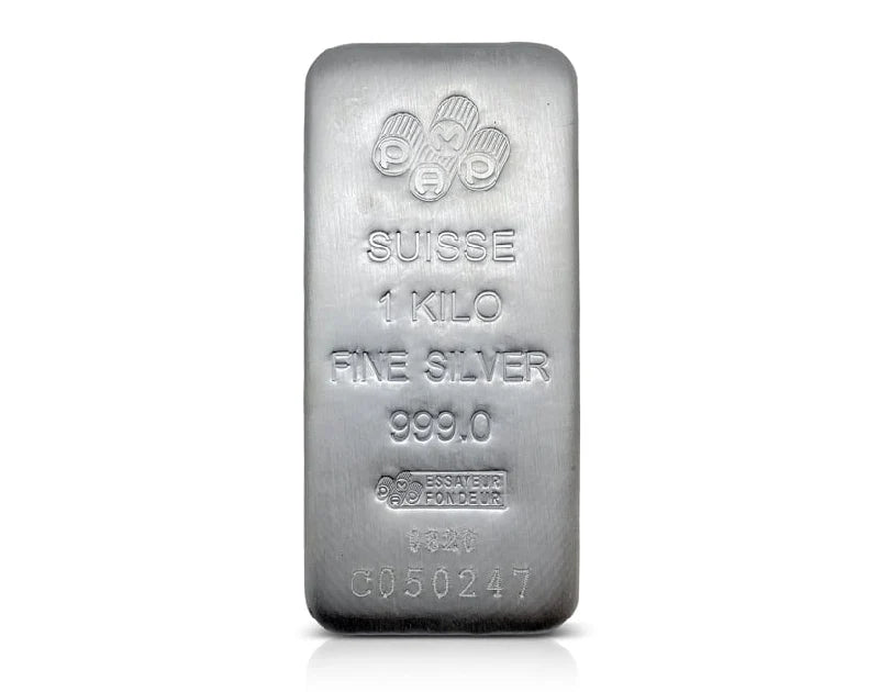 1kg Silver Pamp Suisse Bar