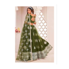 Lehenga Choli - Trendy Thread Work Semi Stitched Lehenga & Unstitched Blouse With Dupatta, Self Design Wedding Semi Stitched  Lehenga Choli (Free Size)