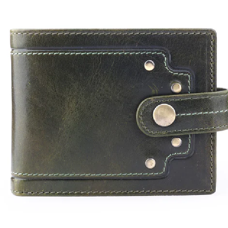 MEN LEATHER WALLET (Green)