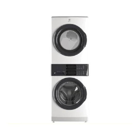 Electrolux 3 Series White Single Unit Front Load Laundry Tower with 5.1 cu. ft. Washer, 8.0 cu. ft. Electric Dryer