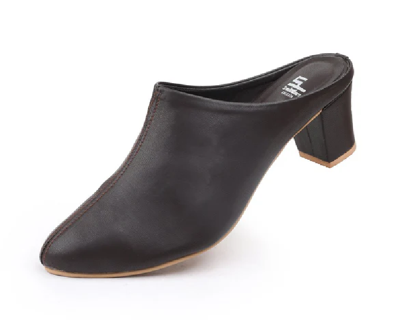 LADIES MULES (Brown)