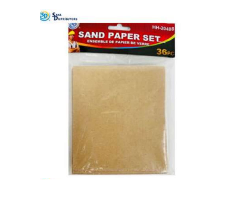 SD Sand Paper Set 36pcs