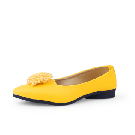 KIDS BELLY SHOE FOR GIRLS (Yellow)