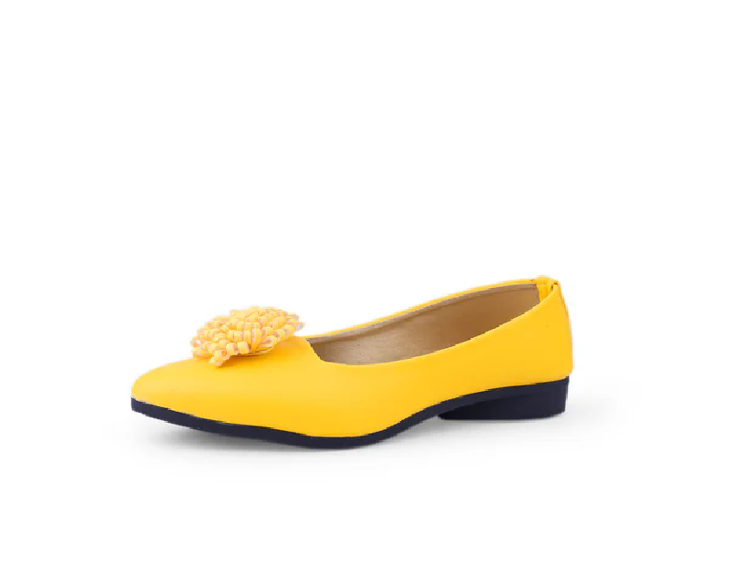 KIDS BELLY SHOE FOR GIRLS (Yellow)