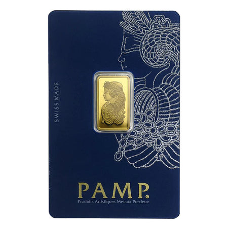 5 Gram Gold Pamp Suisse Bar