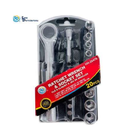 SD Ratchet Wrench & Socket Set 2pcs