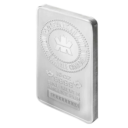 10 oz Silver Royal Canadian Mint Bar