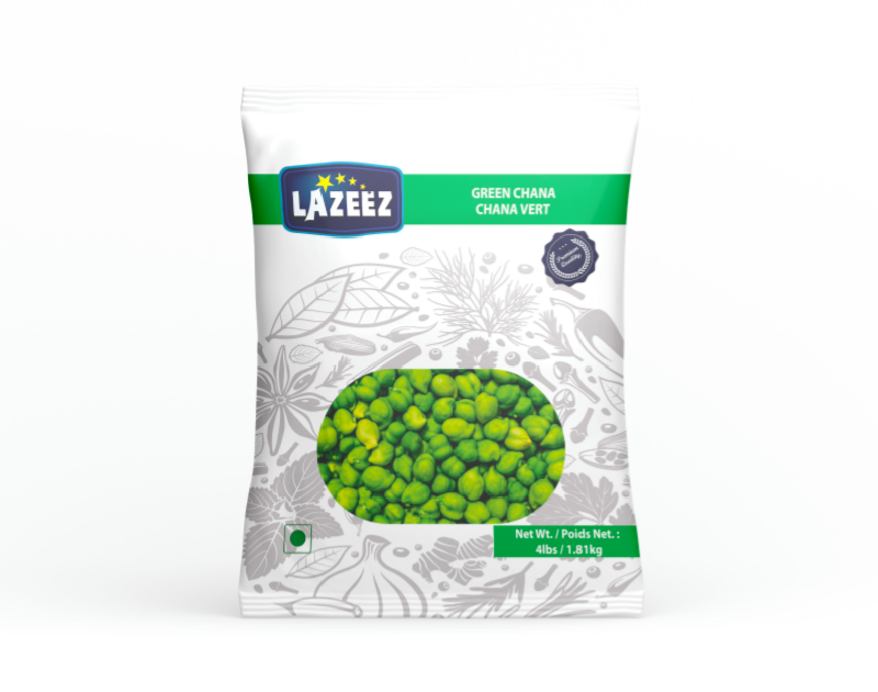 Lazeez Green Chana 4LB