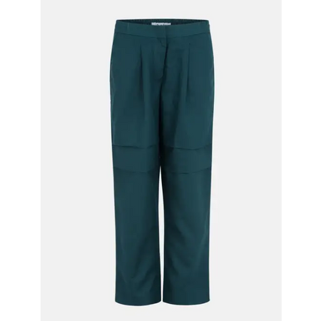 Teal Mixed Fabric Taaga Formal Pant