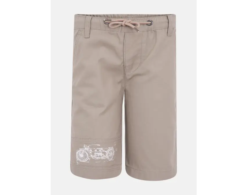 Mocha Printed Denim Pant