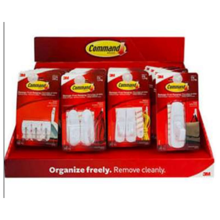 3M Command Damage - Free Hanging 27pcs