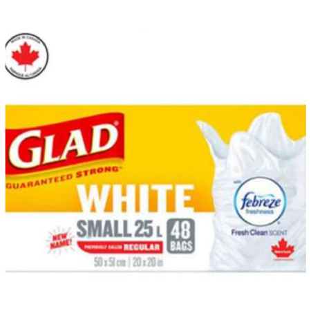 Glad X Febreeze Kitchen Small 20 X 20 48bags
